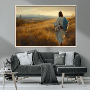 Jesus the Good Shepherd Wall Art Canvas Print -