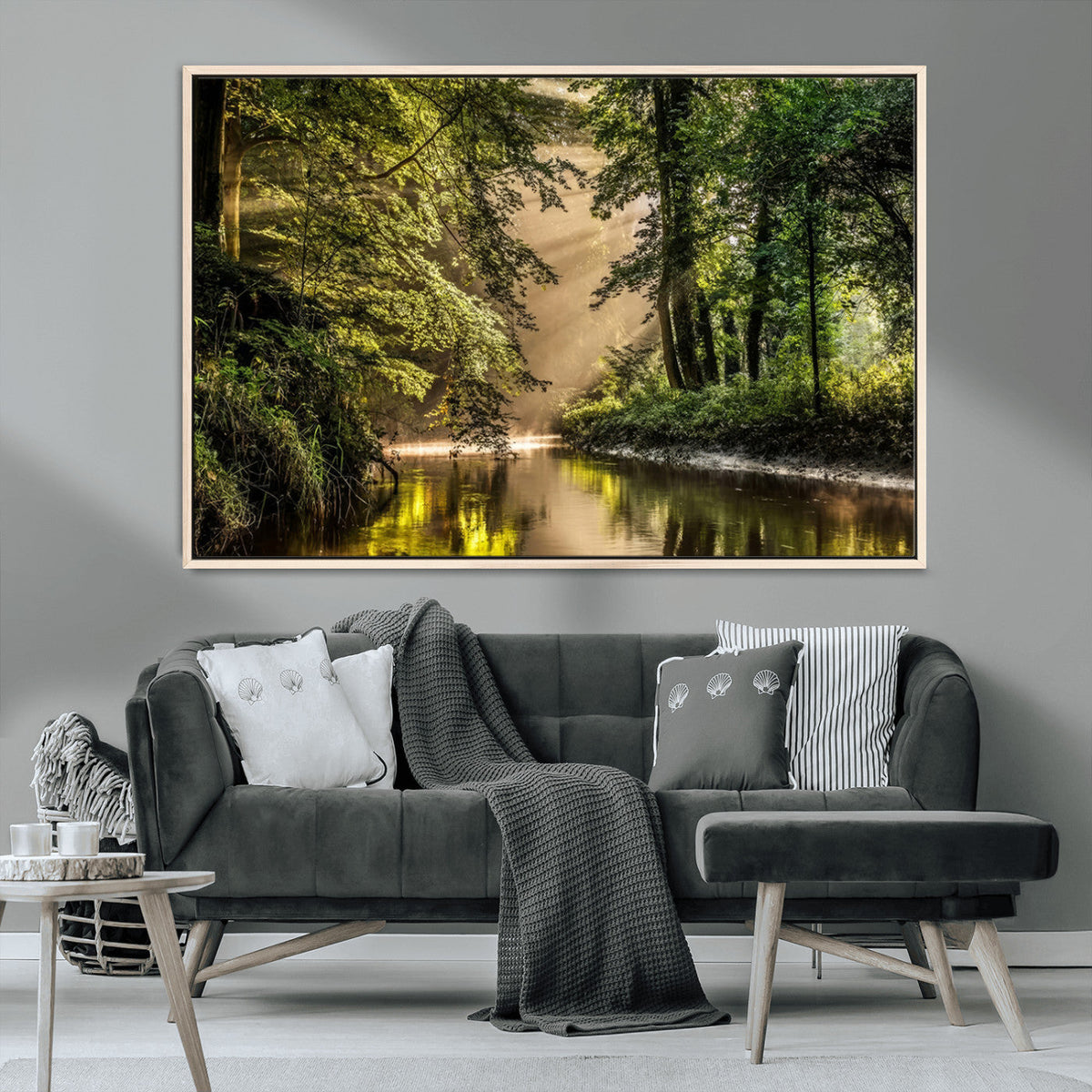 Forest Wall Art Print | River Landscape Wall Art | Perfect