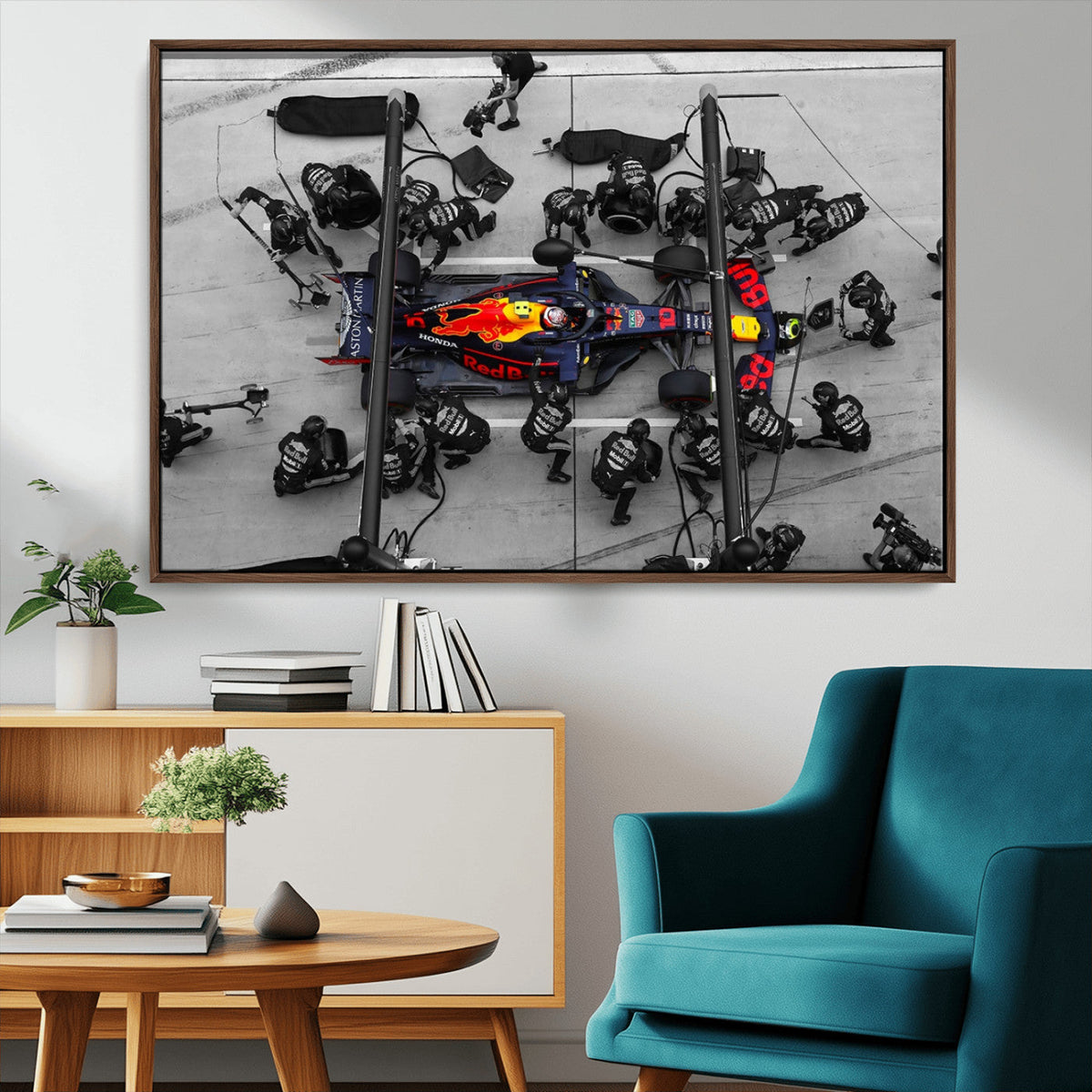 RedBull Formula 1 Canvas Wall Art Print