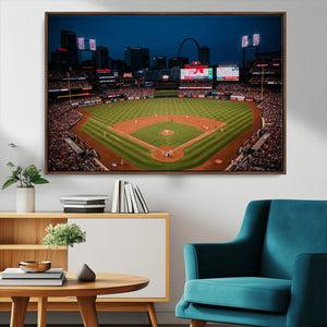 St. Louis Cardinals Baseball Team Print - Busch Stadium Wall