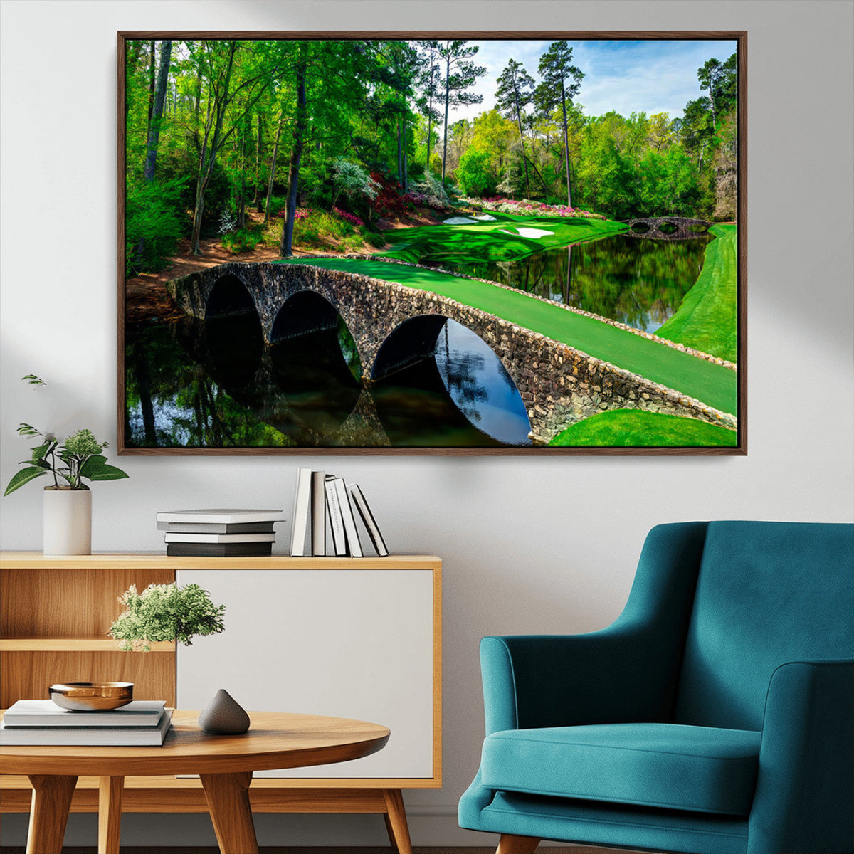 Augusta National Golf Club Wall Art - Panoramic Bridge &