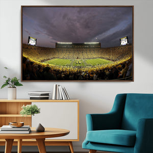 Michigan Wolverines Print - Michigan Stadium Wall Art Canvas