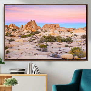 Vibrant Sunset Sky Wall Art Canvas Print – Framed Joshua