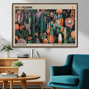 Yayoi Kusama Art Print Canvas – Abstract Mount Fuji Japanese