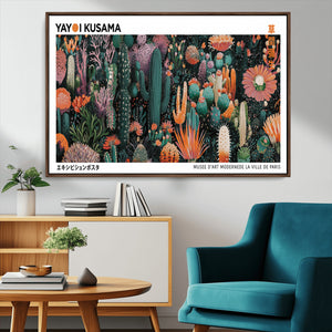 Modern Japanese Wall Art Canvas Print – Framed Abstract