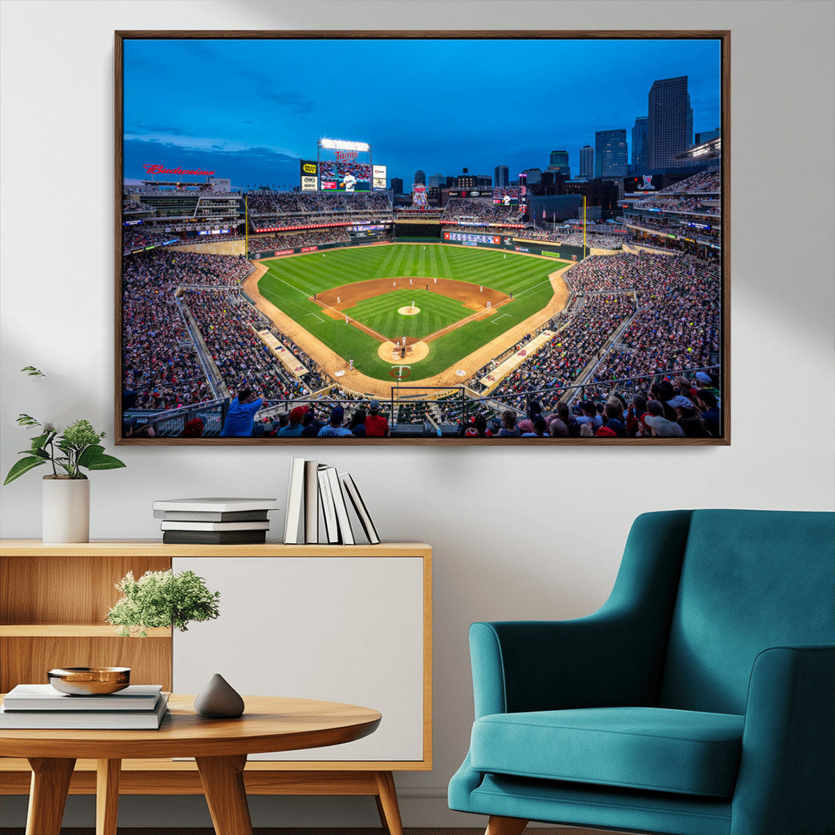 Target Field Stadium Wall Art Canvas Print – Minnesota Twins