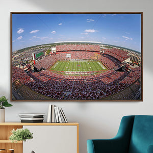 William Brice Stadium Wall Art Canvas Print – Stadium Crowd
