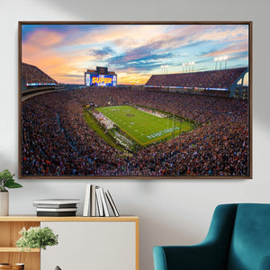 Jordan-Hare Stadium Wall Art Canvas Print, Football Stadium