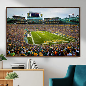 Green Bay Packers Lambeau Field Stadium Wall Art Canvas