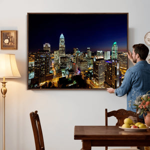 Atlanta Skyline Wall Art Canvas Print – Modern Cityscape