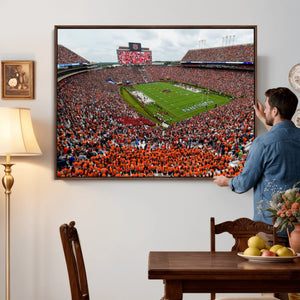 Auburn Stadium Wall Art Canvas Print, Jordan Hare Stadium