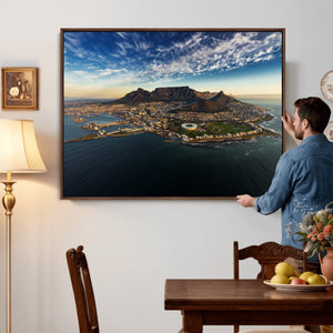Cape Town Skyline Wall Art Canvas Print – Table Mountain