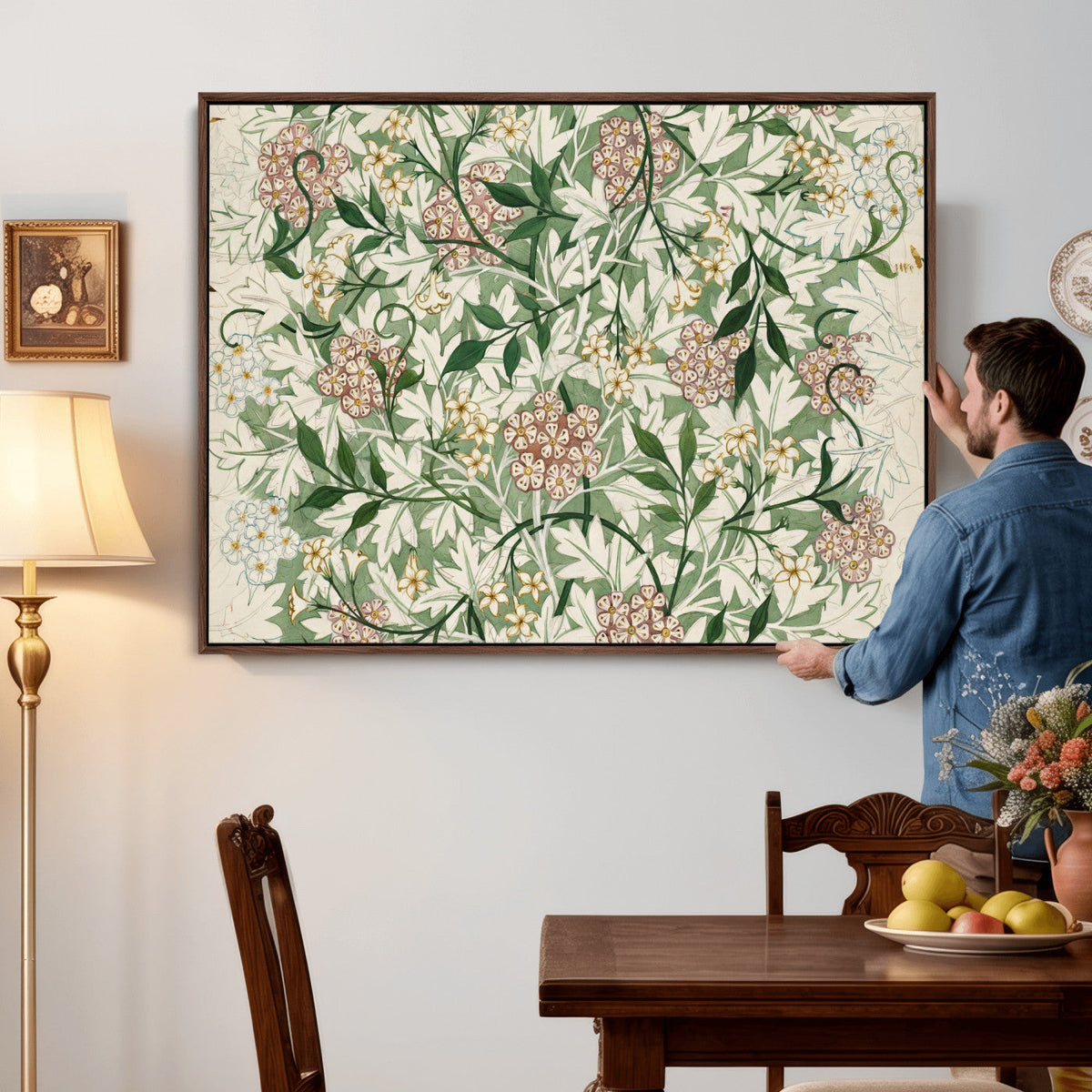 William Morris Jasmine 1872 Canvas Wall Art — Arts and