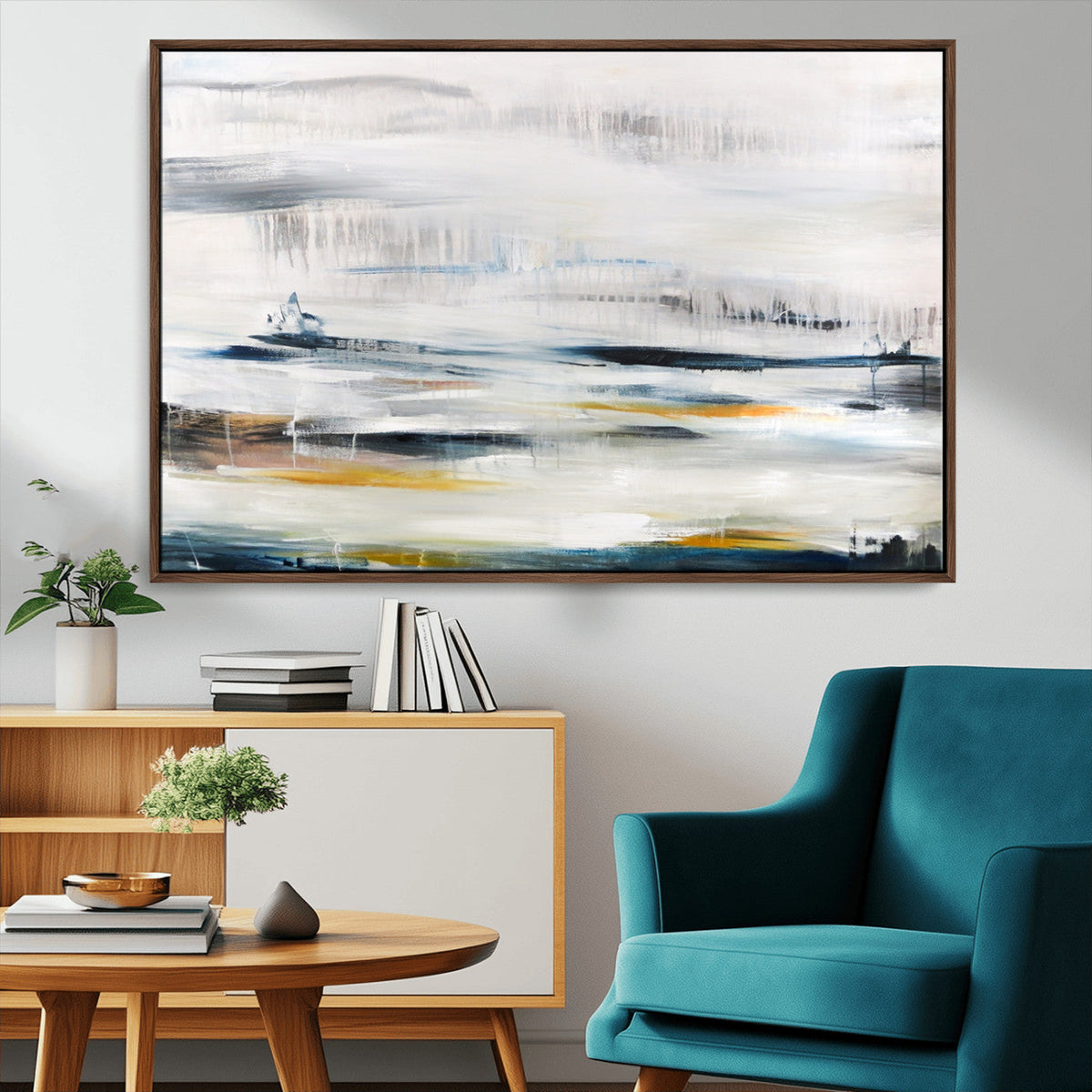 Soft Color Abstract Canvas Print