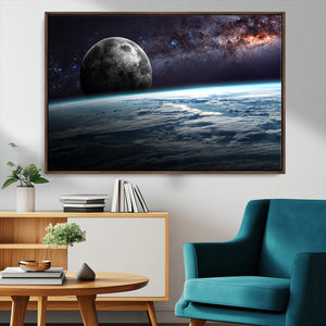 Space and Planet Canvas Print