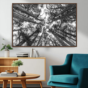 Trees Contemporary Art Canvas Print