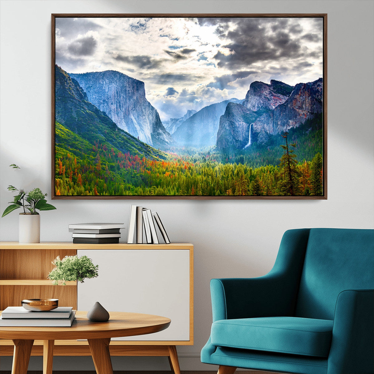 Yosemite National Park El Capitan Landscape Wall Art,
