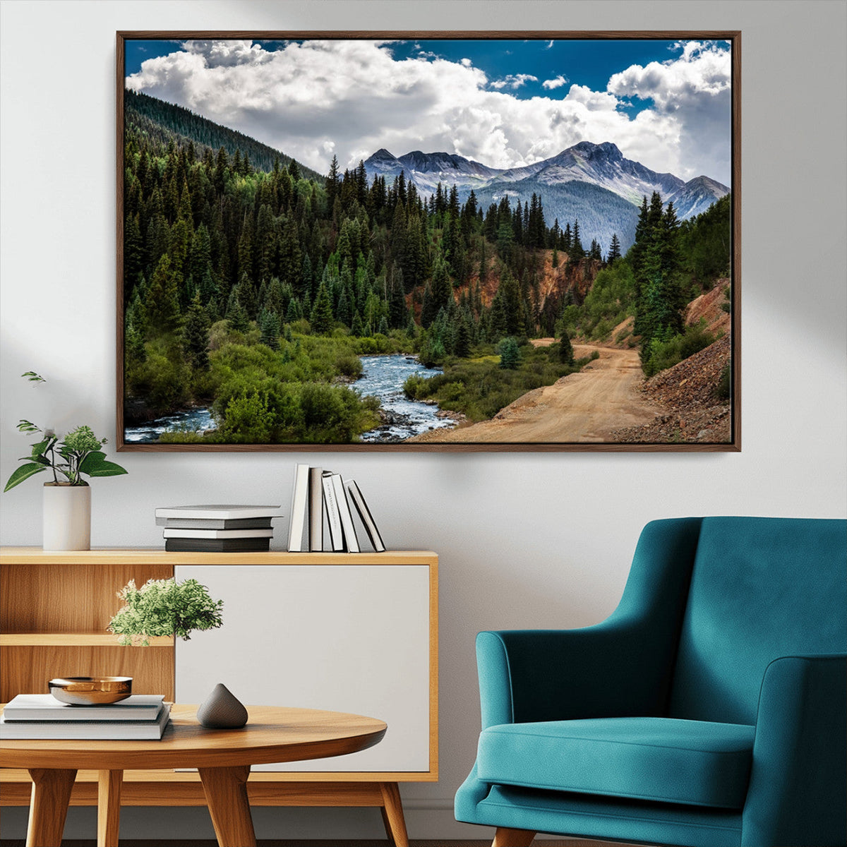 San Juan Nal Forest Wall Art Landscape Canvas Print