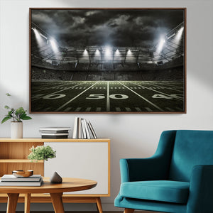 American Football Stadium Wall Art Canvas Print, Stadium