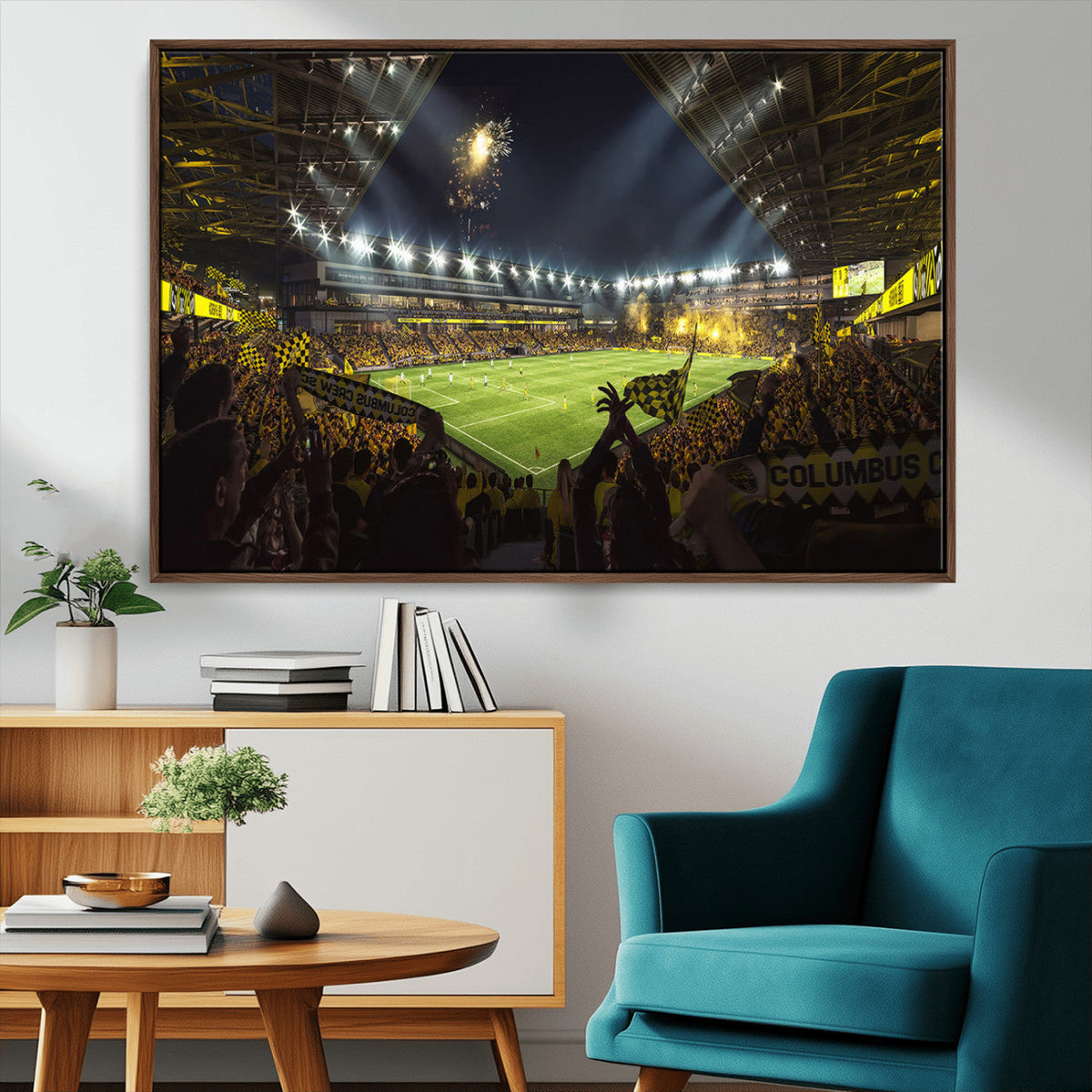 Columbus Crew Soccer Team Print - Columbus Crew Stadium Wall
