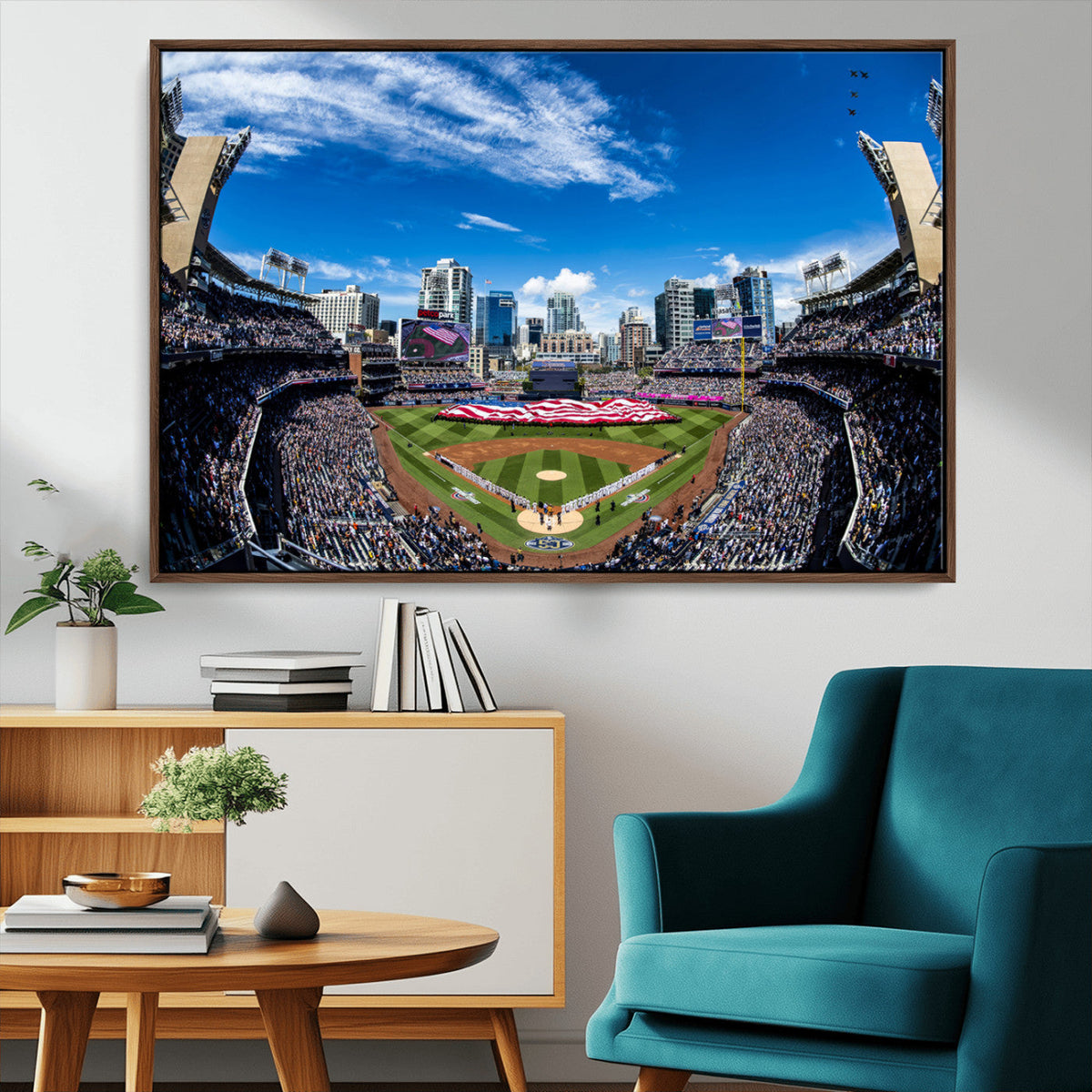 San Diego Padres Baseball Team Print - Petco Park Stadium
