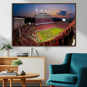 NC State Wolfpack Football Team Print - Raleigh