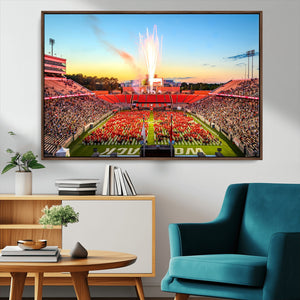 North Carolina State University Canvas Print, North Carolina