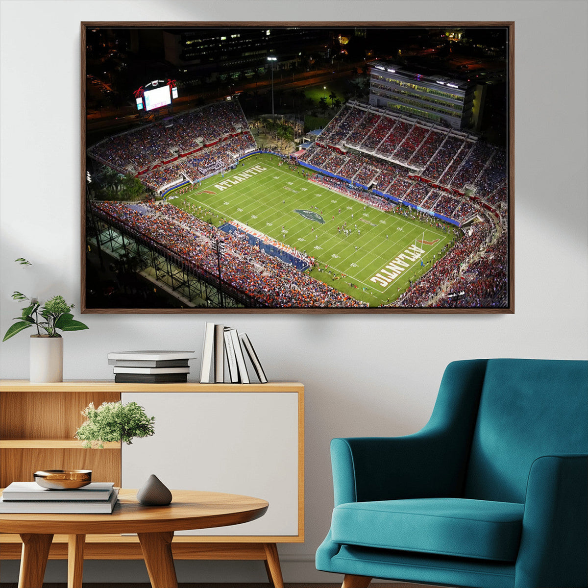 Florida Atlantic University Owls Canvas Print, Football Team