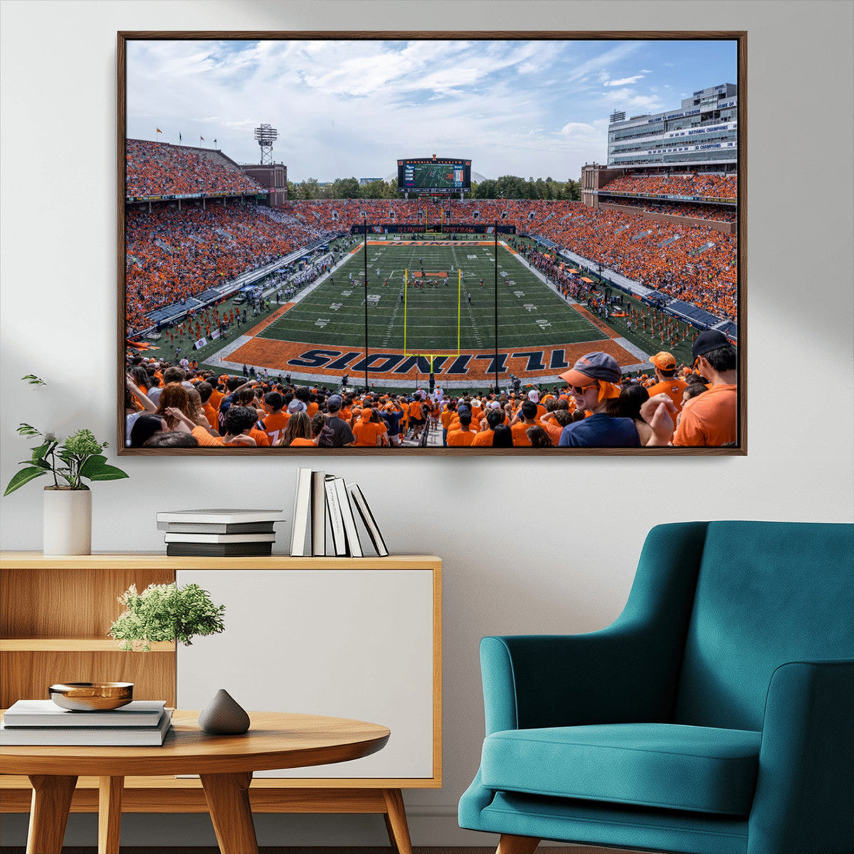 University of Illinois Fighting Illini Football Team Print