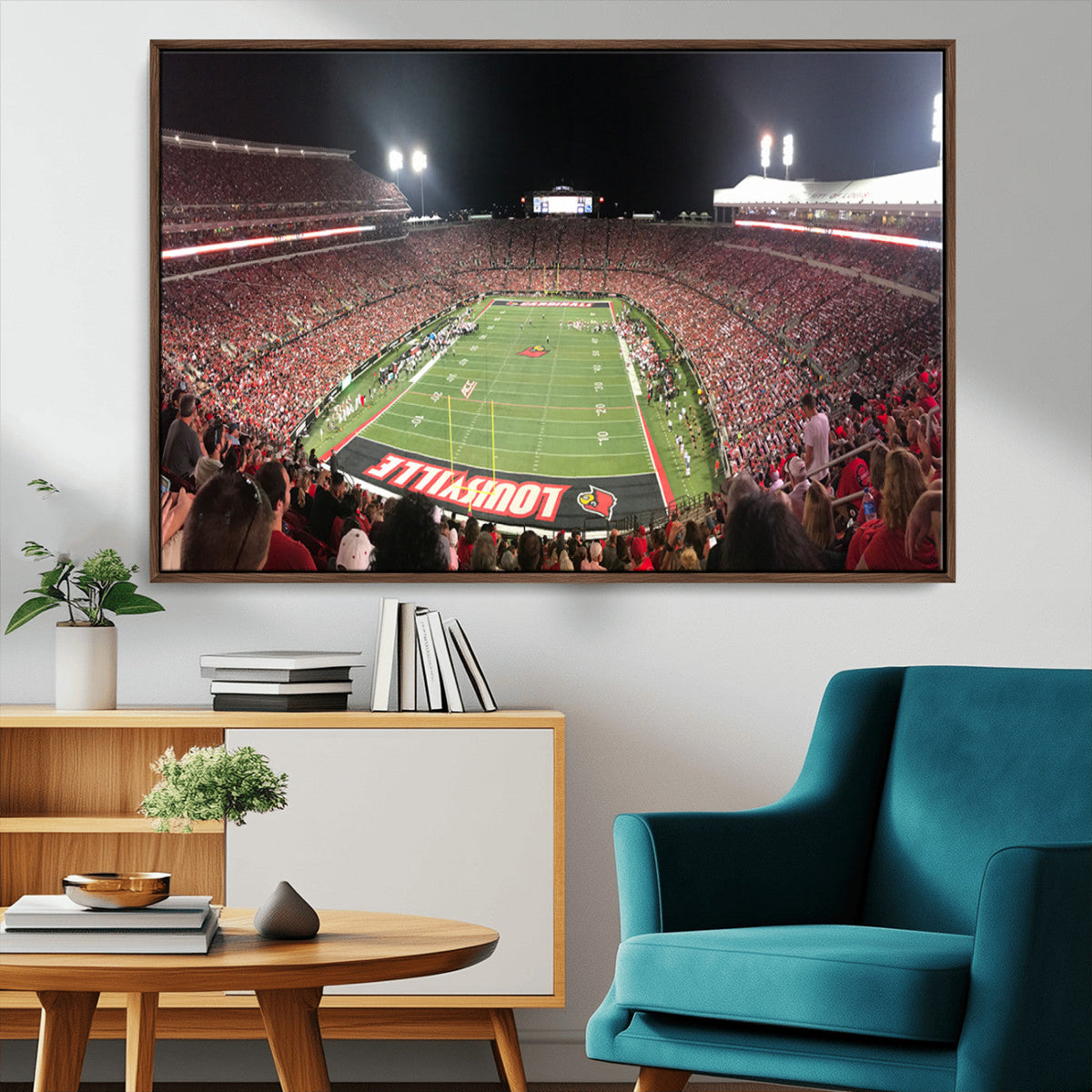 University of Louisville Cardinals Football Team Print -