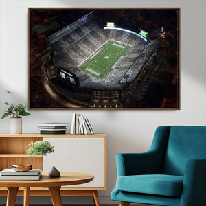 Michigan State Spartans Football Team Print - East Lansing