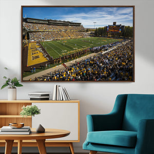 University of Wyoming Cowboys Football Team Print - Laramie