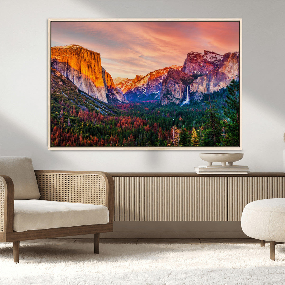 Yosemite Nal Park Wall Art Landscape Canvas Print El Capitan