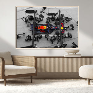 RedBull Formula 1 Canvas Wall Art Print