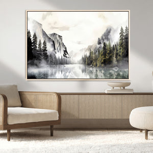 Yosemite Valley Wall Art Canvas Print – Framed and Ready to