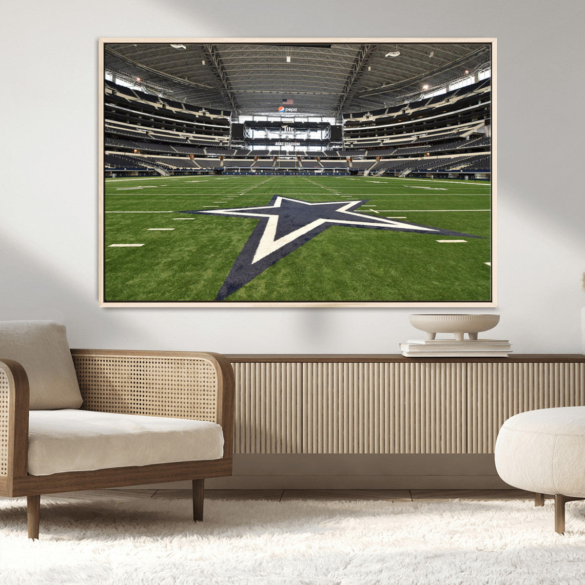 Dallas Cowboys Football Team Print - Arlington AT&T Stadium