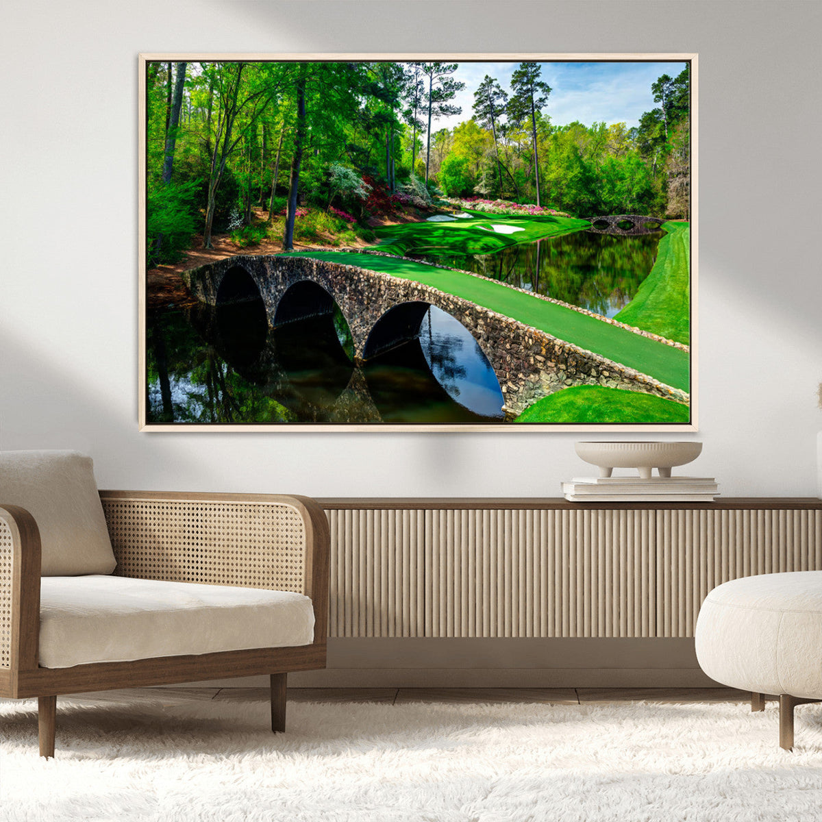 Augusta National Golf Club Wall Art - Panoramic Bridge &