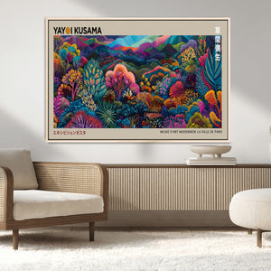 Framed Japanese 1986 Wall Art Print, Yayoi Kusama 1986 Wall