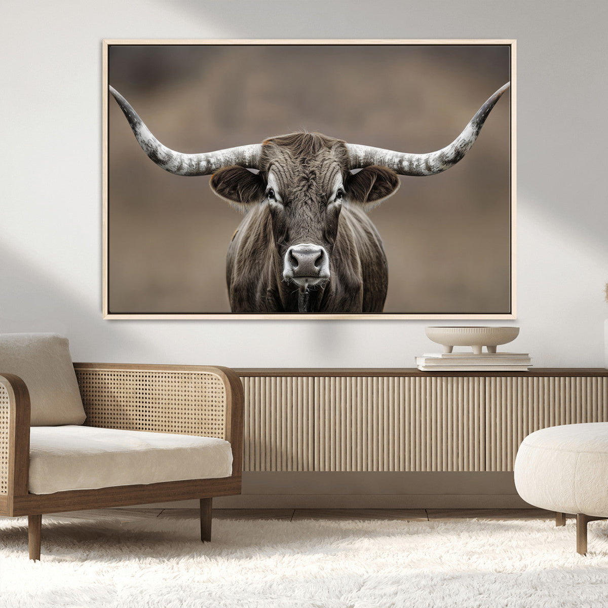 Yayoi Kusama Wall Art Canvas, Large Abstract Print, Framed