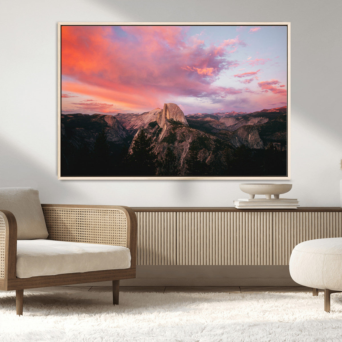 Half Dome Wall Art Canvas Print – Framed Yosemite National
