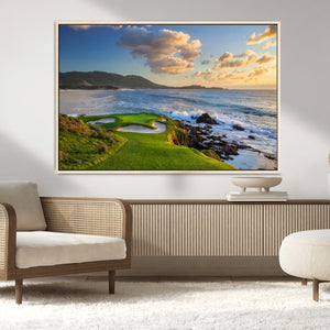 Pebble Beach Golf Links Wall Art Canvas Print – Iconic