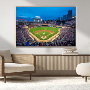 Target Field Stadium Wall Art Canvas Print – Minnesota Twins