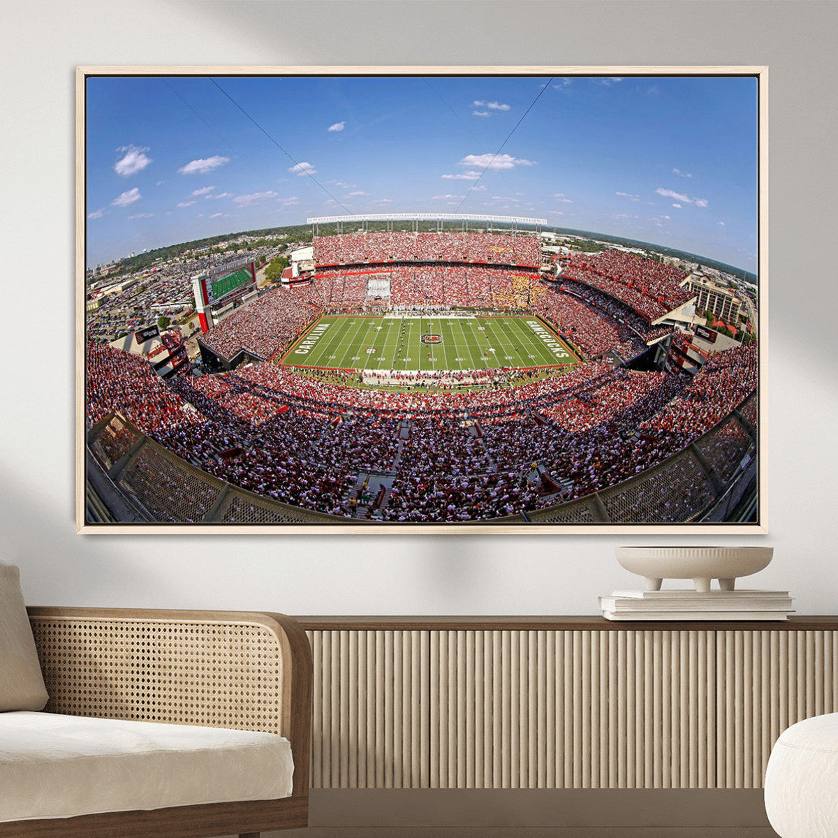 William Brice Stadium Wall Art Canvas Print – Stadium Crowd