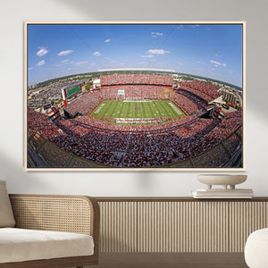 William Brice Stadium Wall Art Canvas Print – Stadium Crowd
