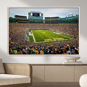 Green Bay Packers Lambeau Field Stadium Wall Art Canvas