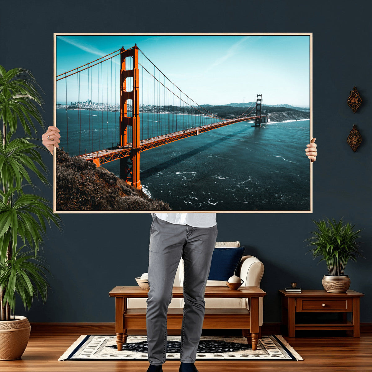 Golden Gate Bridge Wall Art Canvas Print – San Francisco