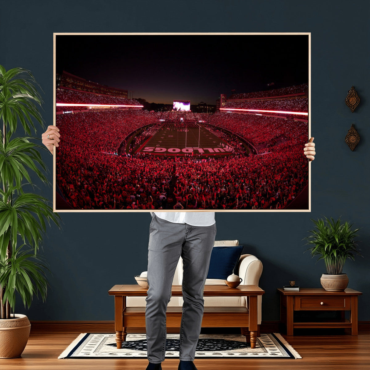 Sanford Stadium Wall Art Canvas Print – Georgia Bulldogs