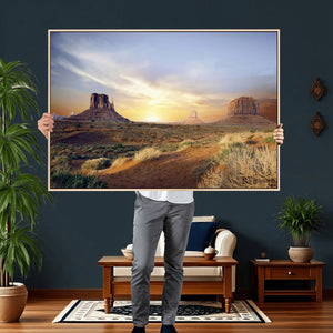 Monument Valley Desert Wall Art Canvas Print, Southwest