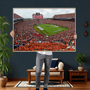 Auburn Stadium Wall Art Canvas Print, Jordan Hare Stadium
