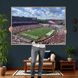 Georgia Bulldogs Stadium Wall Art Canvas Print, Sanford